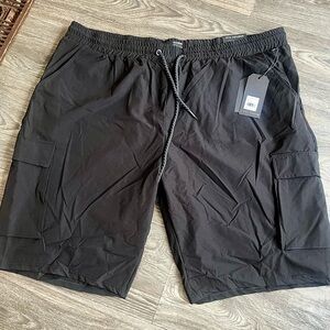 Black Athletic Men's Shorts